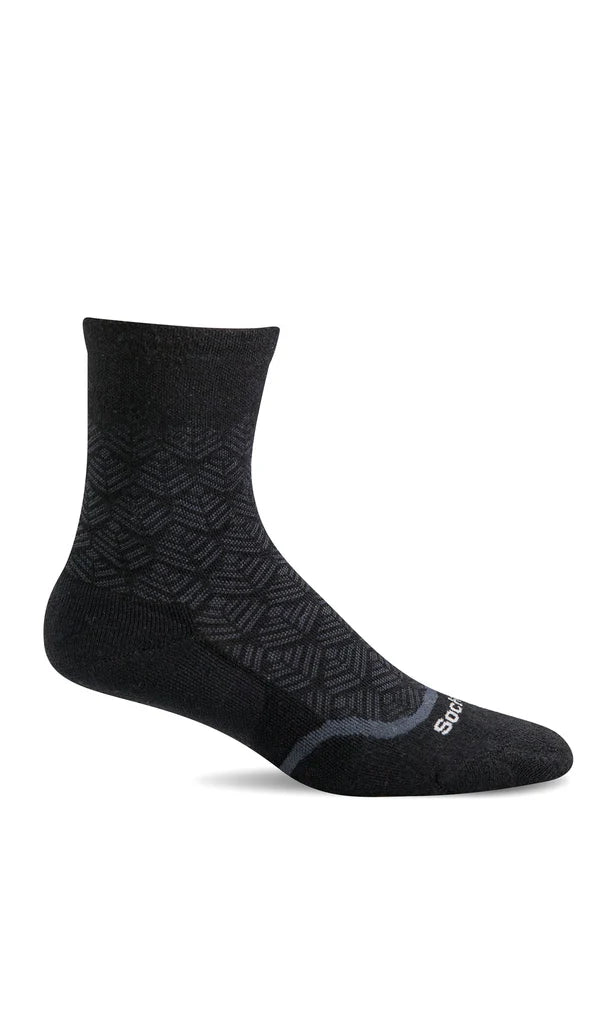 Sockwell Women’s Bunion Crew Bunion Relief Black Solid