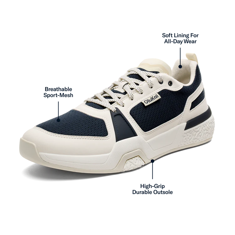 Olukai Men&#39;s Anau Mood Indigo/White