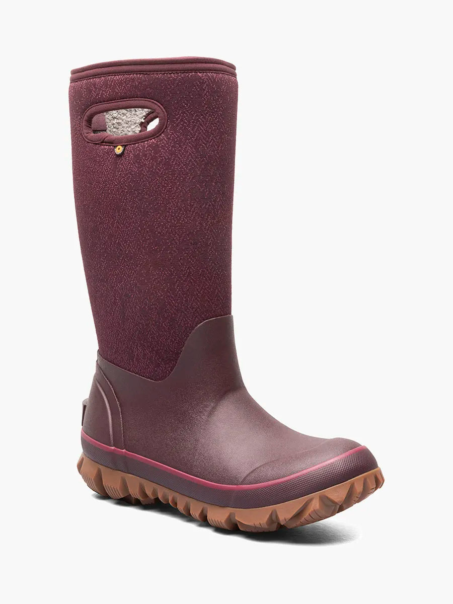 Bogs Women’s Whiteout Faded Wine Red