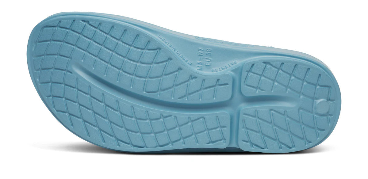 OOFOS Ooahh Slides Ocean Blue
