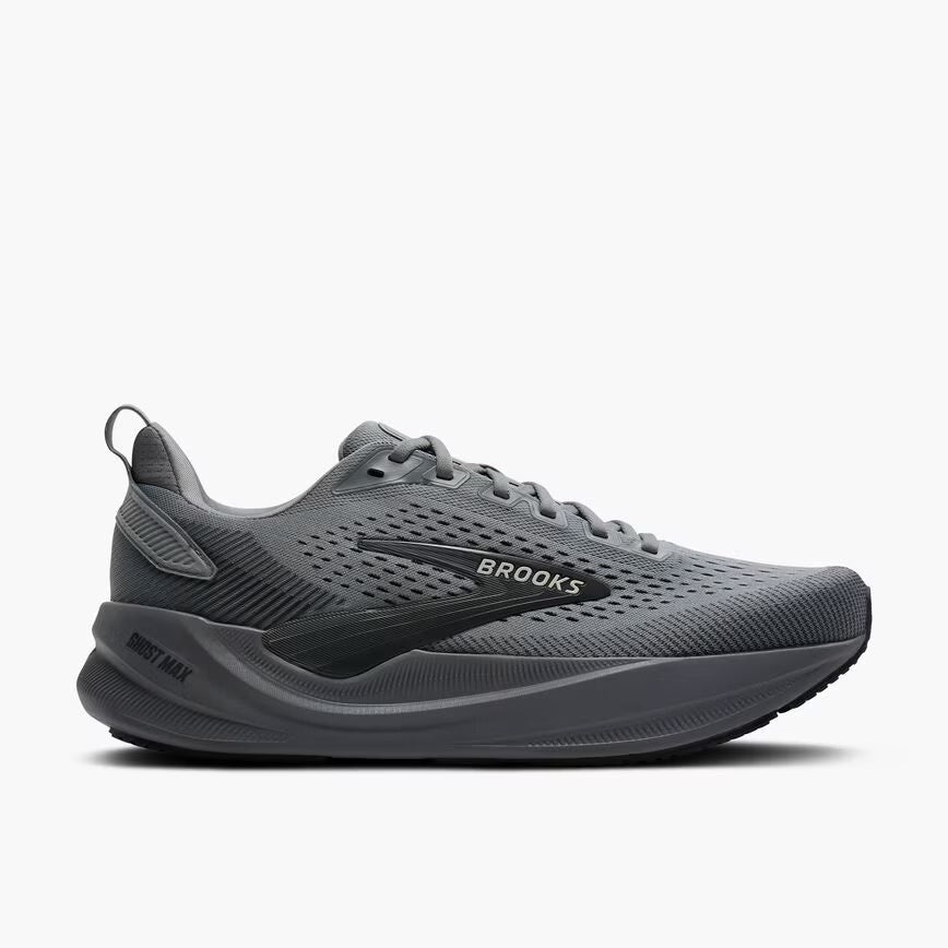 Brooks Men’s Ghost Max 4 Grey/Grey/Ebony