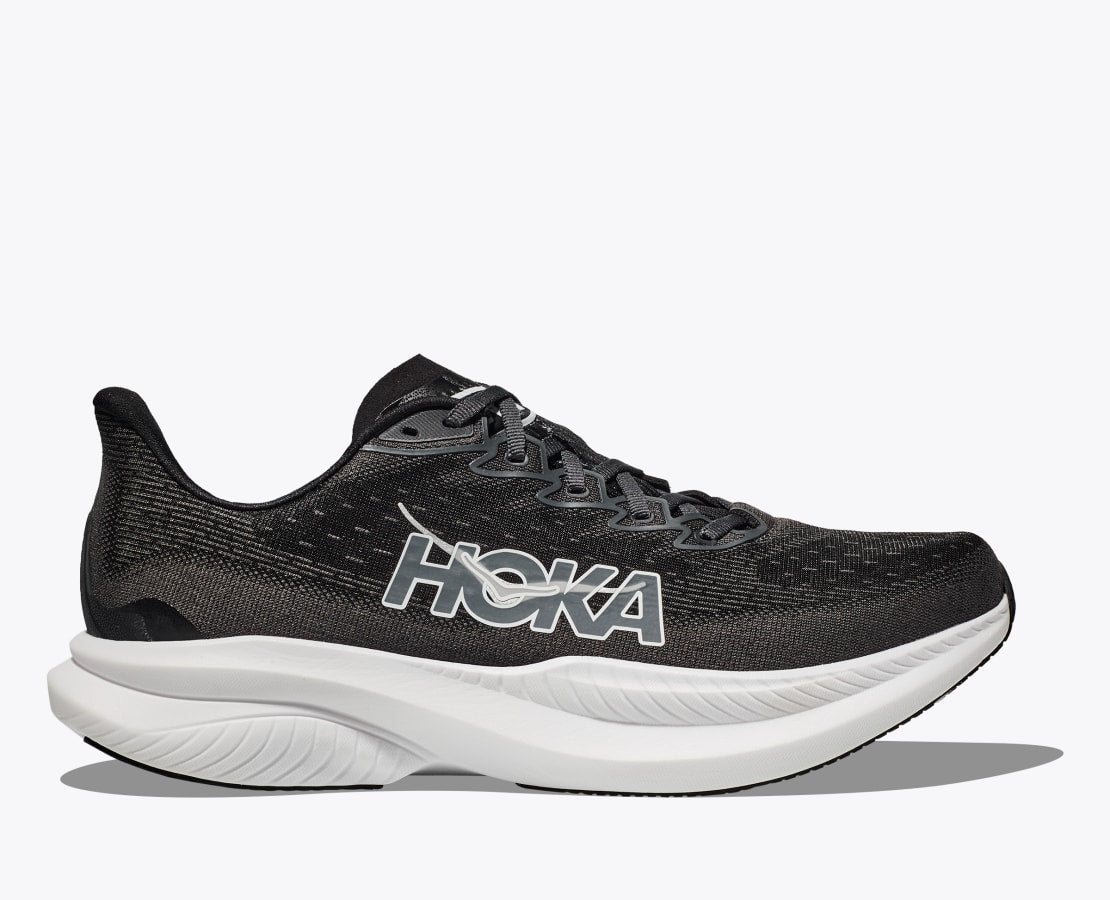 Hoka Men&#39;s Mach 6 Black/White