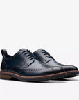 Clarks Men's Aldwin Limit Navy Leather