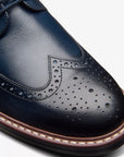 Clarks Men's Aldwin Limit Navy Leather