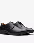 Clarks Men's Eldredge Plain Black Leather