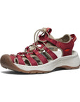 Keen Women's Astoria West Sandal Merlot/Scarlet Ibis