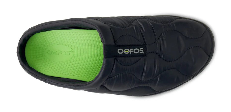 Oofos Men's Oocoozie Thermo Mule Men Black – Sole Experience Oofos Men's Oocoozie Thermo Mule Men Black – Sole Experience