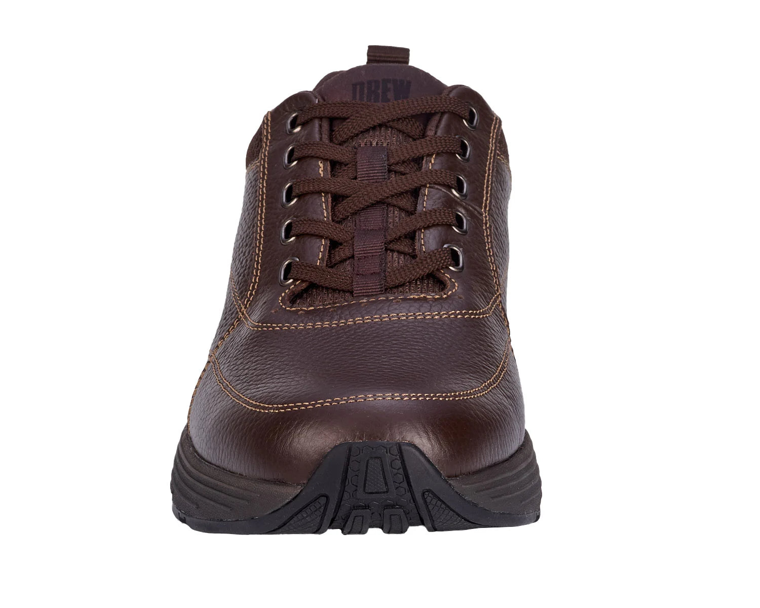 Drew Men's Maker Brown Pebbled Leather