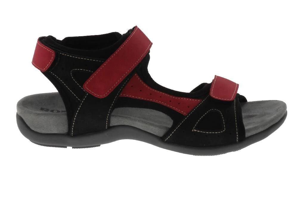 Romika Women’s Barrie 01 Sandals Red/Black