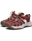 Keen Women's Astoria West Sandal Merlot/Scarlet Ibis