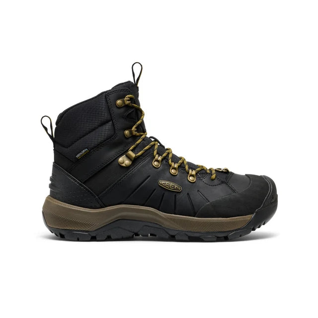 Keen Men's Revel IV Mid Polar Black/Lemon Curry