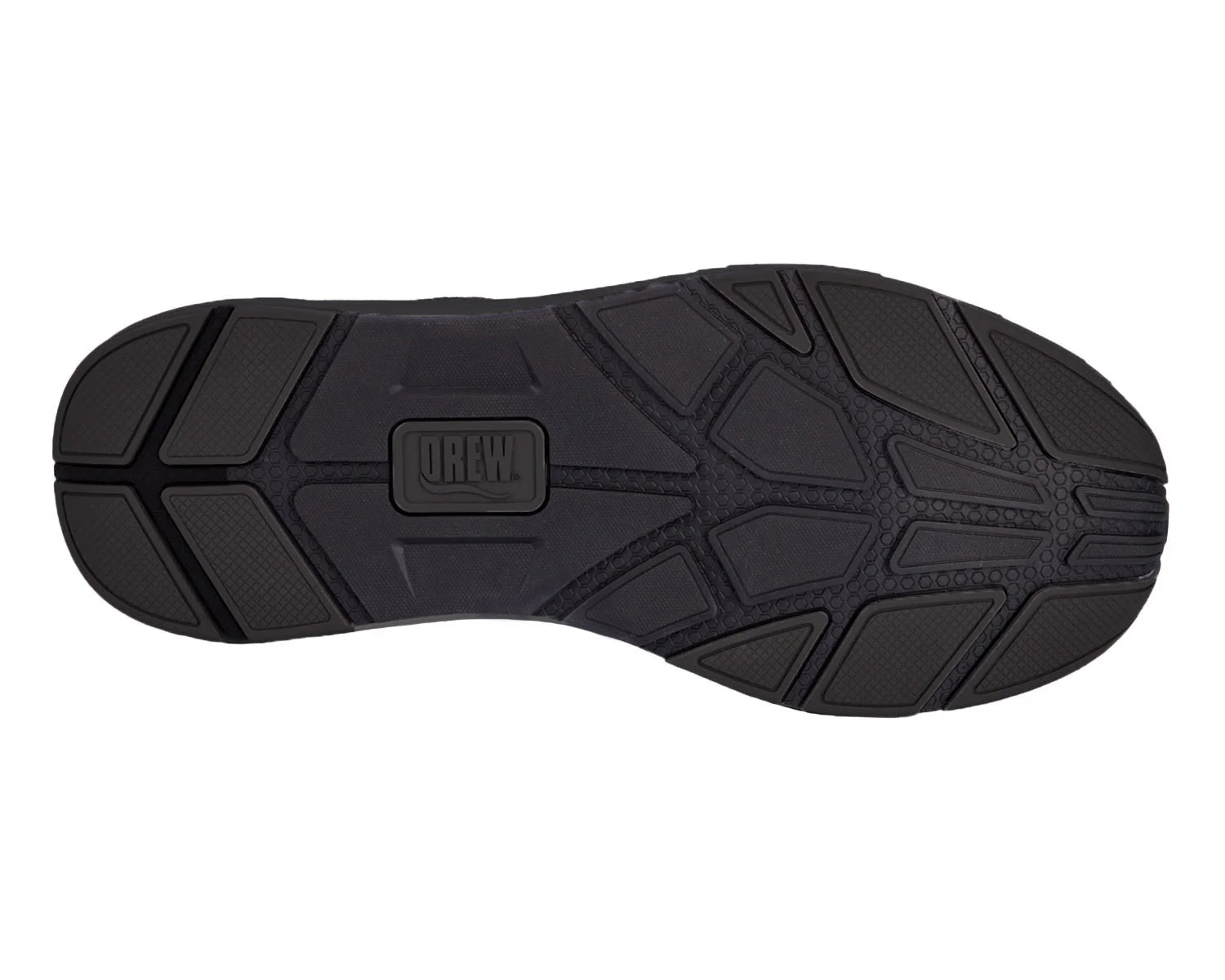 Drew Men's Maker Black Pebbled Leather