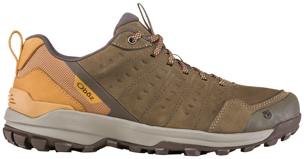 Oboz Men's Sypes Low Leather Waterproof Wood