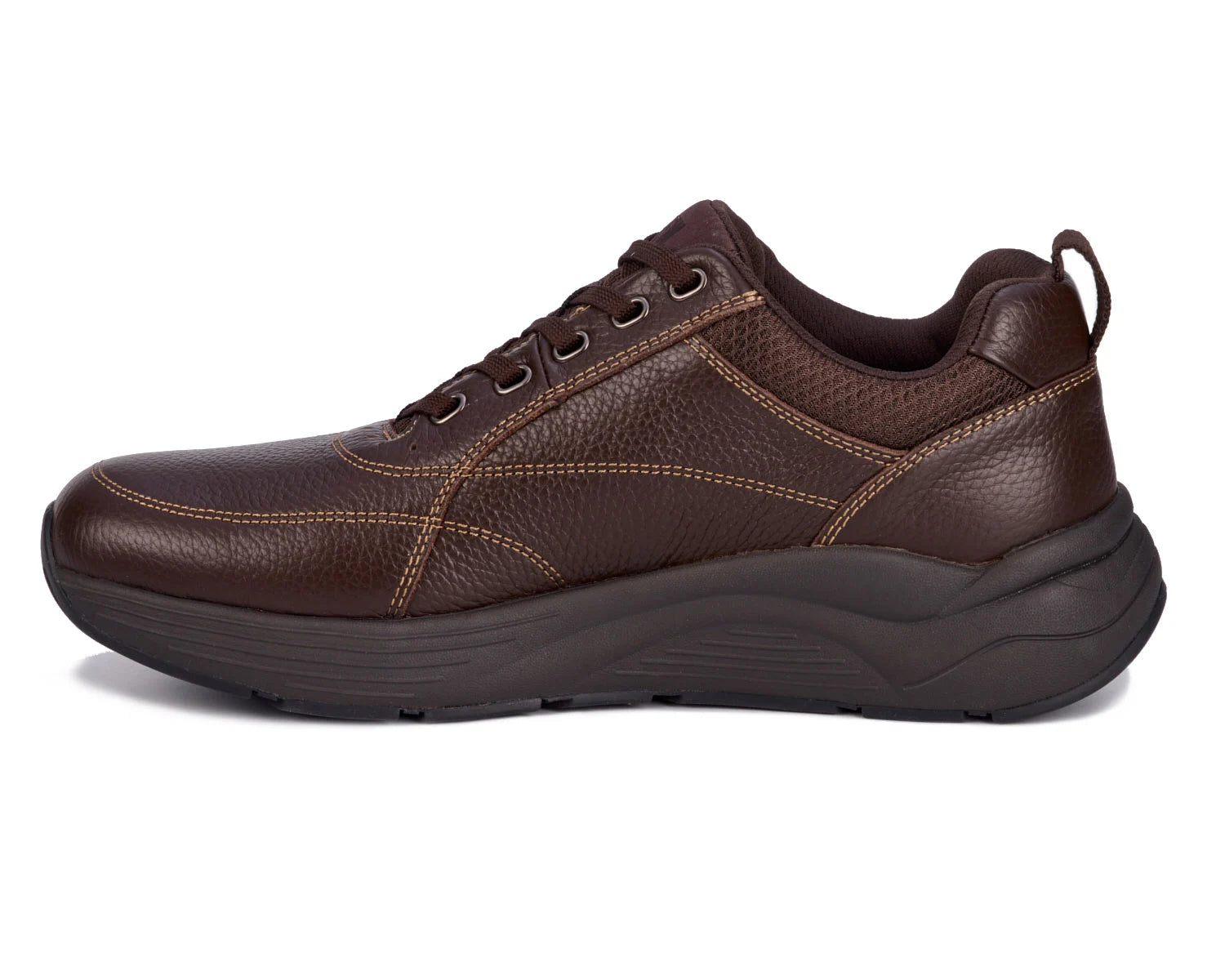 Drew Men's Maker Brown Pebbled Leather