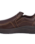 Drew Men's Match Brown Pebbled Leather