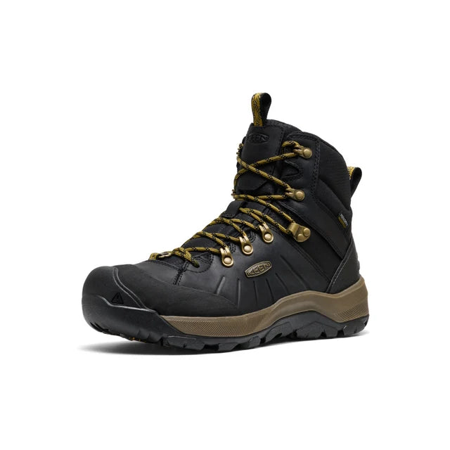 Keen Men's Revel IV Mid Polar Black/Lemon Curry
