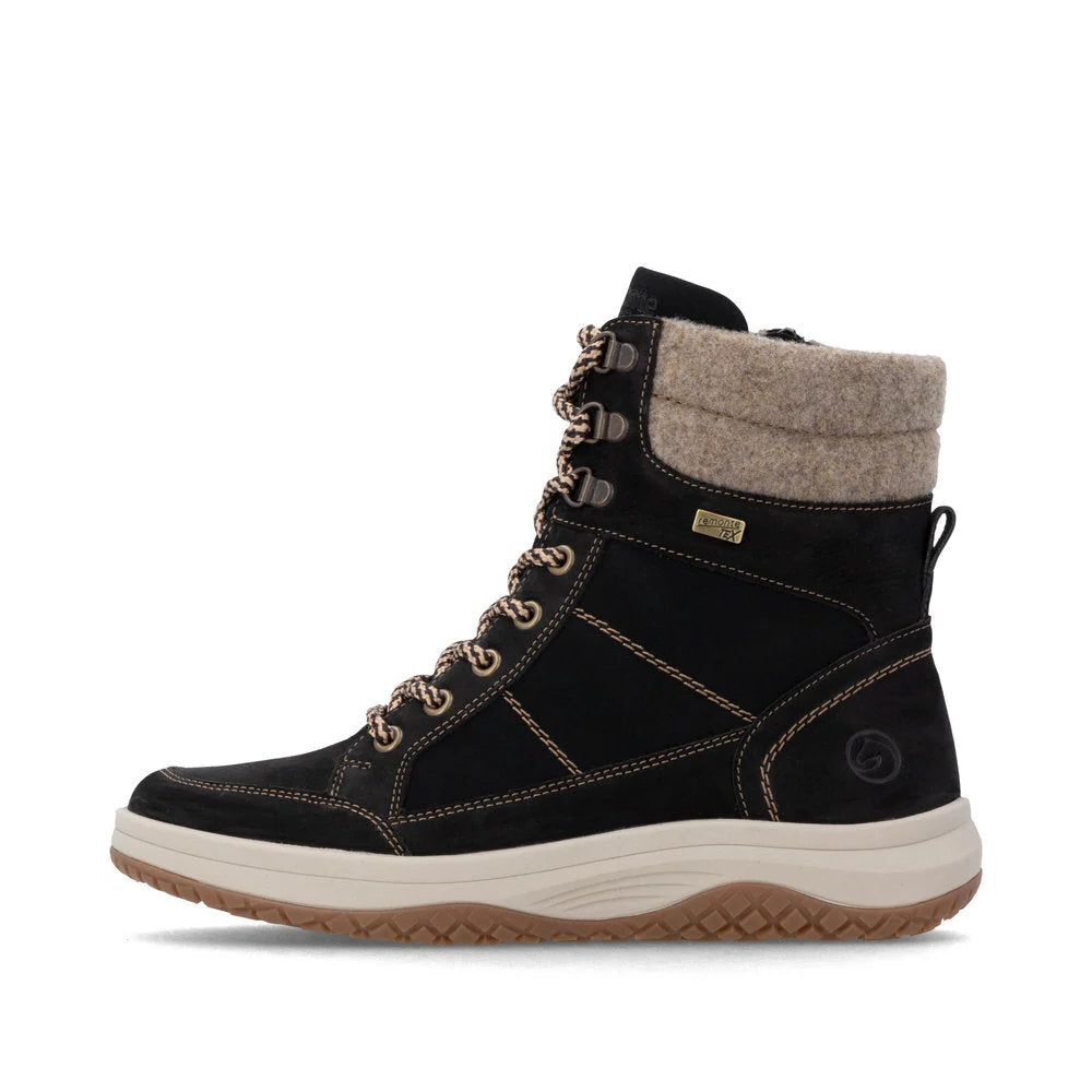 Remonte Women’s D3Q72-03 Black Combination