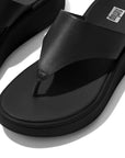 Fitflop Women's F-Mode Metallic LeatherFlatform Toe Post Sandals