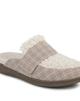 Vionic Women's Gemma II Cream Plaid