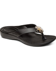 Aetrex Women’s Maui Starfish Black