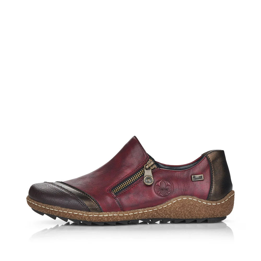 Rieker Women's L7571-25 Red Combination