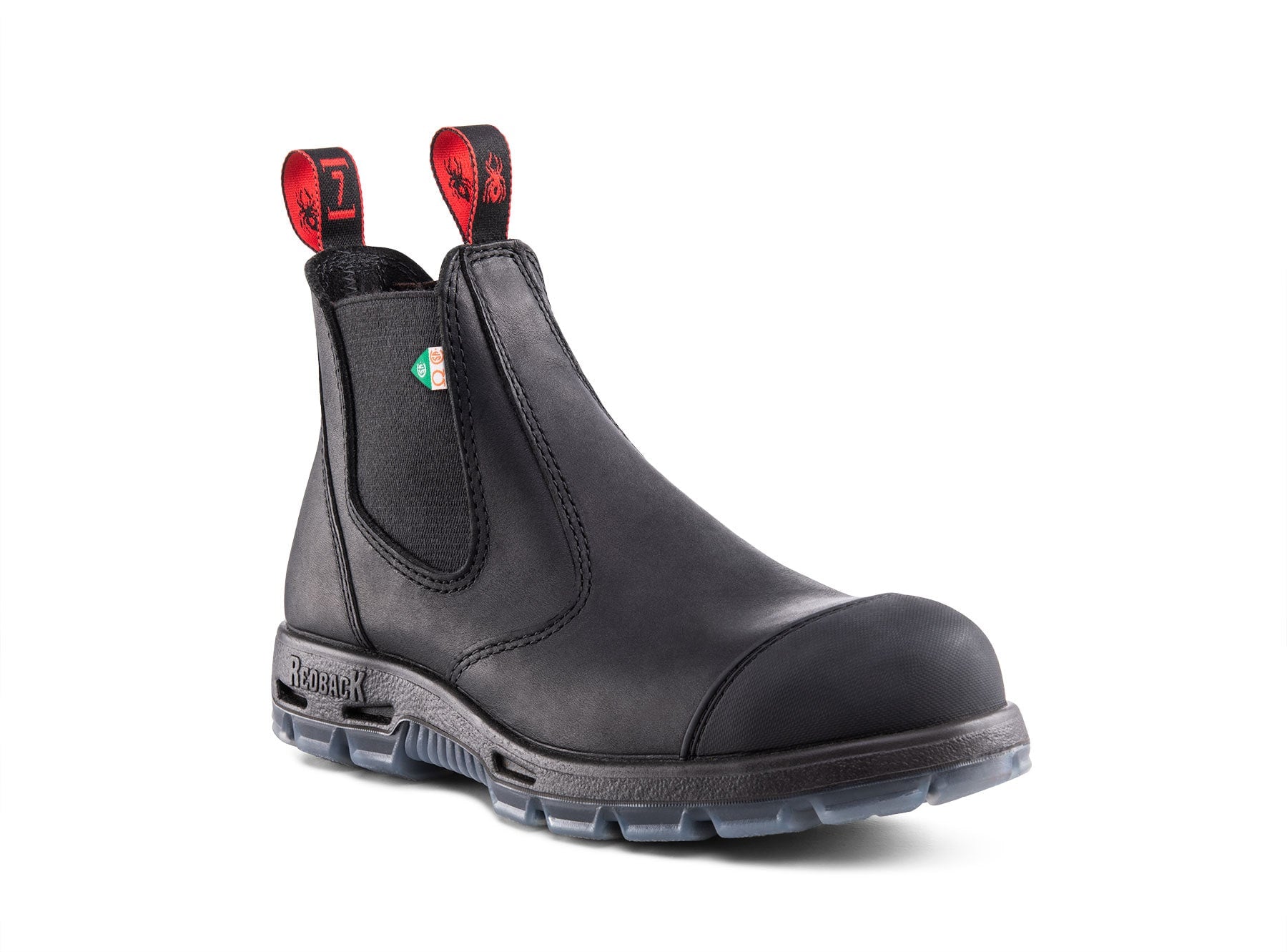 RedBack Men's Bobcat CSA Approved Black With Scuff Cap PSBBKS