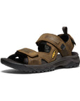 Keen Men's Targhee III Sandal Open Toe Bison/Mulch