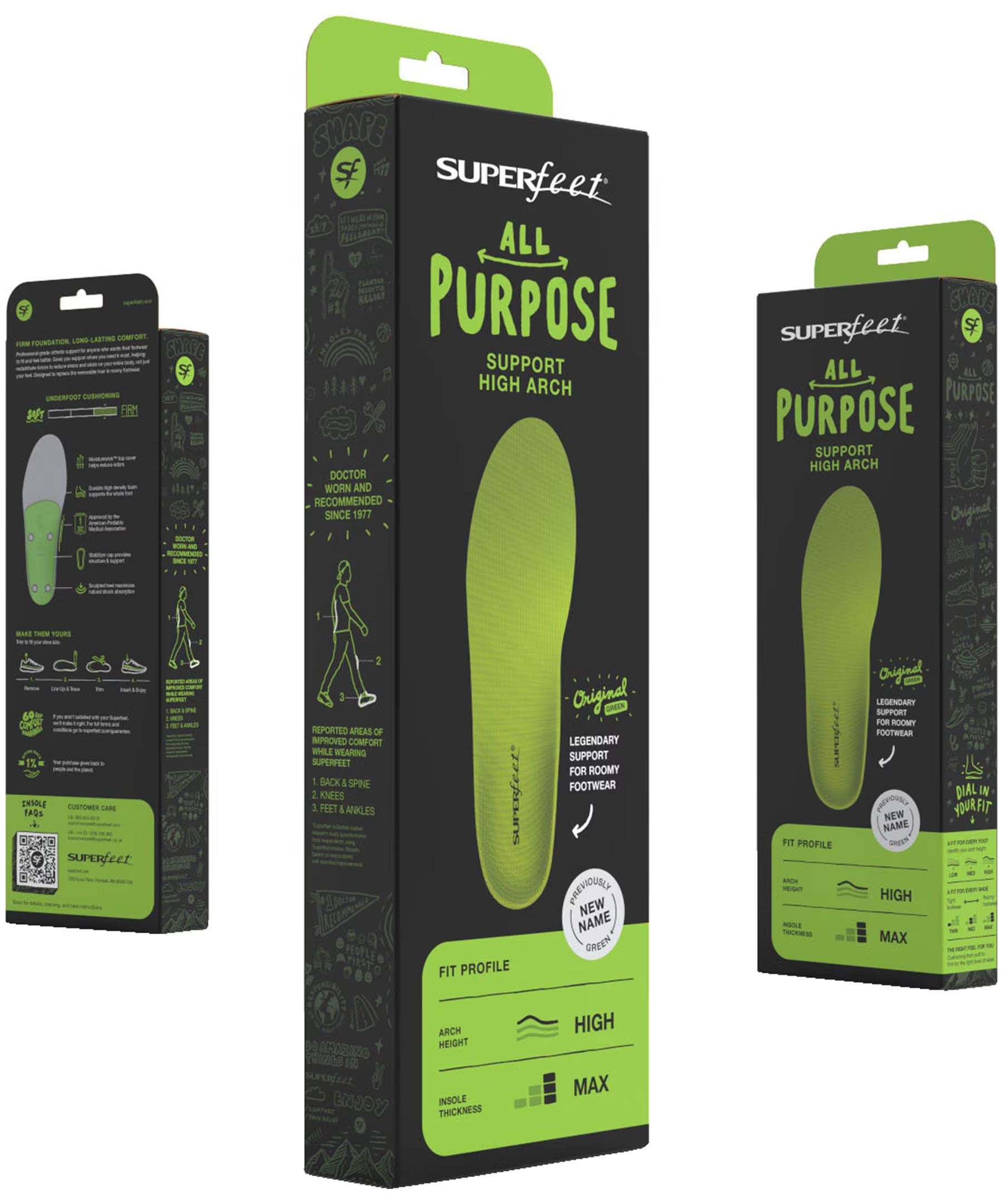 Superfeet All Purpose Support High Arch Insole