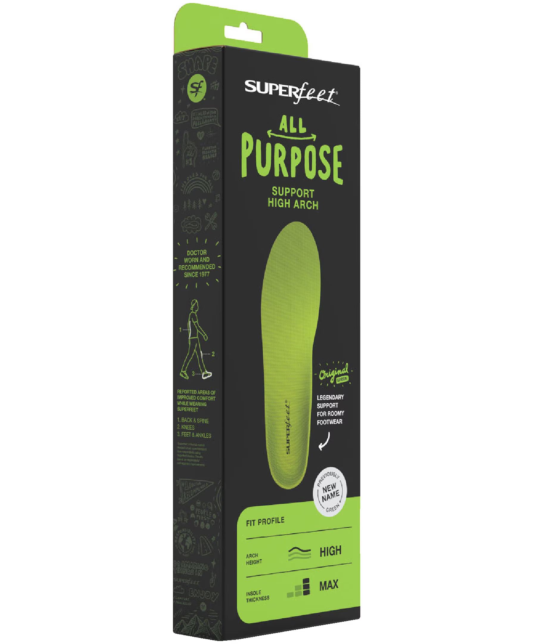 Superfeet All Purpose Support High Arch Insole