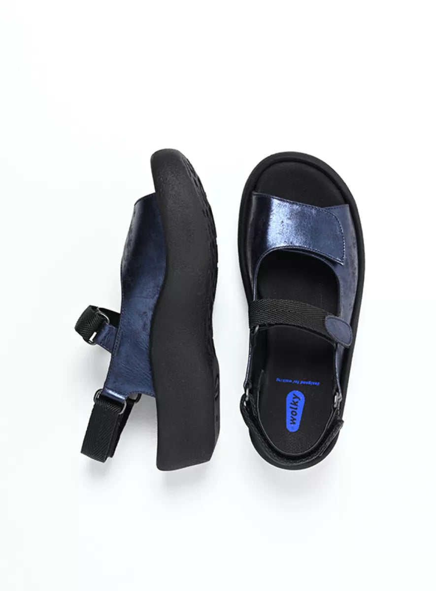 Wolky Women’s Jewel Amalia Nubuck Blue
