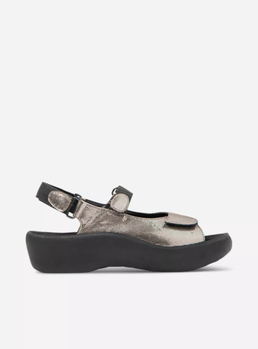 Wolky Women’s Jewel Shimmer Leather Metal